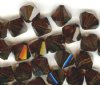 10 8mm Mocca Bicone Swarovski